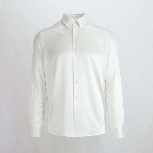White Silk Shirt